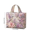 thumbnail image 3 of ZhangC Hummingbird Quilted Tote Bag for Women, 15.8x16.9 Inch Large Capacity Printed Shoulder Handbag, Lightweight Shopping Travel Purse with Inner Pocket, 3 of 6