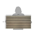 thumbnail image 4 of Dundee Deco 3D Wall Panels, PVC, Faux Wood in Ochre, Set of 10, Covers 52 sq ft, 4 of 6