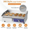 Costway 22'' Commercial Electric Griddle 110V 2000W Flat Top Countertop