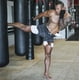 thumbnail image 3 of Pantalones cortos de compresión con estampado de Anime para hombre, Shorts de gimnasio de rendimiento atlético con bolsillos, secado rápido, Fitness, entrenamiento, boxeo, 2 en 1, 3 of 5