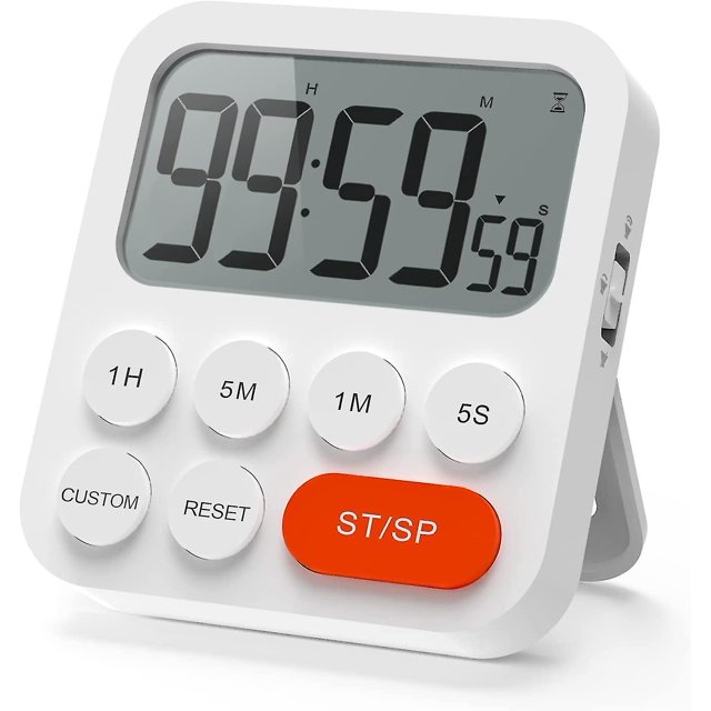Temporizador de cocina Temporizador de cocina digital Temporizador de cuenta regresiva magnético con pantalla LCD grande
