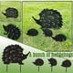 thumbnail image 2 of Ounissouiy Juego de 4 Uds. De estacas de jardín de hierro forjado, silueta de Metal, juego de pilas enchufables, estatuas de animales, decoración de Decoración del hogar Ounissouiy HA036550-00, 2 of 6