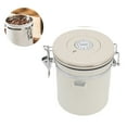 thumbnail image 3 of Stainless Steel Canister, Container Airtight Coffee Storage For Beans Or Ground Coffee, Valve Filters, Freshness Calendar, Large Coffee Holder Cup, 3 of 8