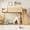 Natural, variant on Harper & Bright Designs Queen Size Loft Bed with Wardrobe and Storage Shelves, Solid Wood Loft Bed Frame with Detachable Slide and Ladders, Natural