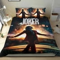 thumbnail image 1 of Película del Guasón Conjunto de sábanas temático, trío de piezas, cómodo y amigable con la piel, diseño único, regalo de decoración para el hogar para familiares, amigos y fans,140cm *210cm, 1 of 6