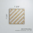 thumbnail image 3 of Ekena Millwork 7 3/8"W x 7 3/8"H x 1/4"T Extra Small Rothwell Decorative Fretwork Wood Wall Panels, Hickory, 3 of 18