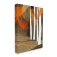 thumbnail image 3 of Modern Field Landscape Trees Abstract Painting Gallery Wrapped Canvas Print Wall Art, 3 of 7