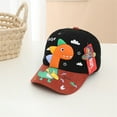 thumbnail image 6 of WIBACKER 2-5T Toddler Kids Cute 3D Dinosaur Baseball Cap Autumn Winter Corduroy Hat Outdoor Warm Casual Bonnet, 6 of 7