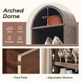 thumbnail image 5 of SinCiDo Narrow Arched Bookcase, 8-Tier Open Shelf Bookcase, Medium Density Fiberboard, 5 of 7