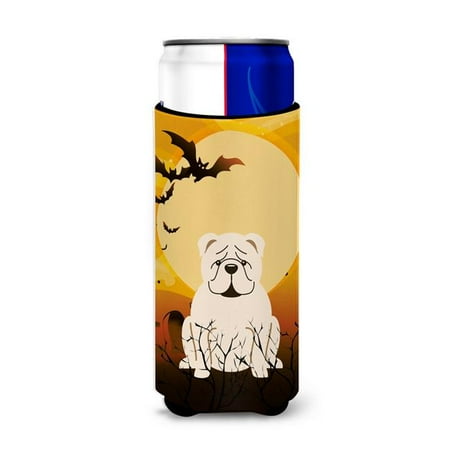 

Halloween English Bulldog White Michelob Ultra Hugger for Slim Cans