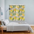 thumbnail image 5 of Curtains 84 Inches Long 2 Panels, Summer Lemon Grommets Window Treatment Curtain, Watercolor Flowers Fruits Leaf Green Thermal Curtains Drapes for Living Room/Bathroom, 5 of 9