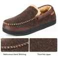 thumbnail image 4 of LongBay Men's Moccasin Slippers Memory Foam House Shoes Indoor Outdoor, 4 of 7