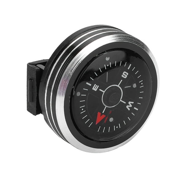 Slide Compass, Watch Compass Black Convenient For Camping