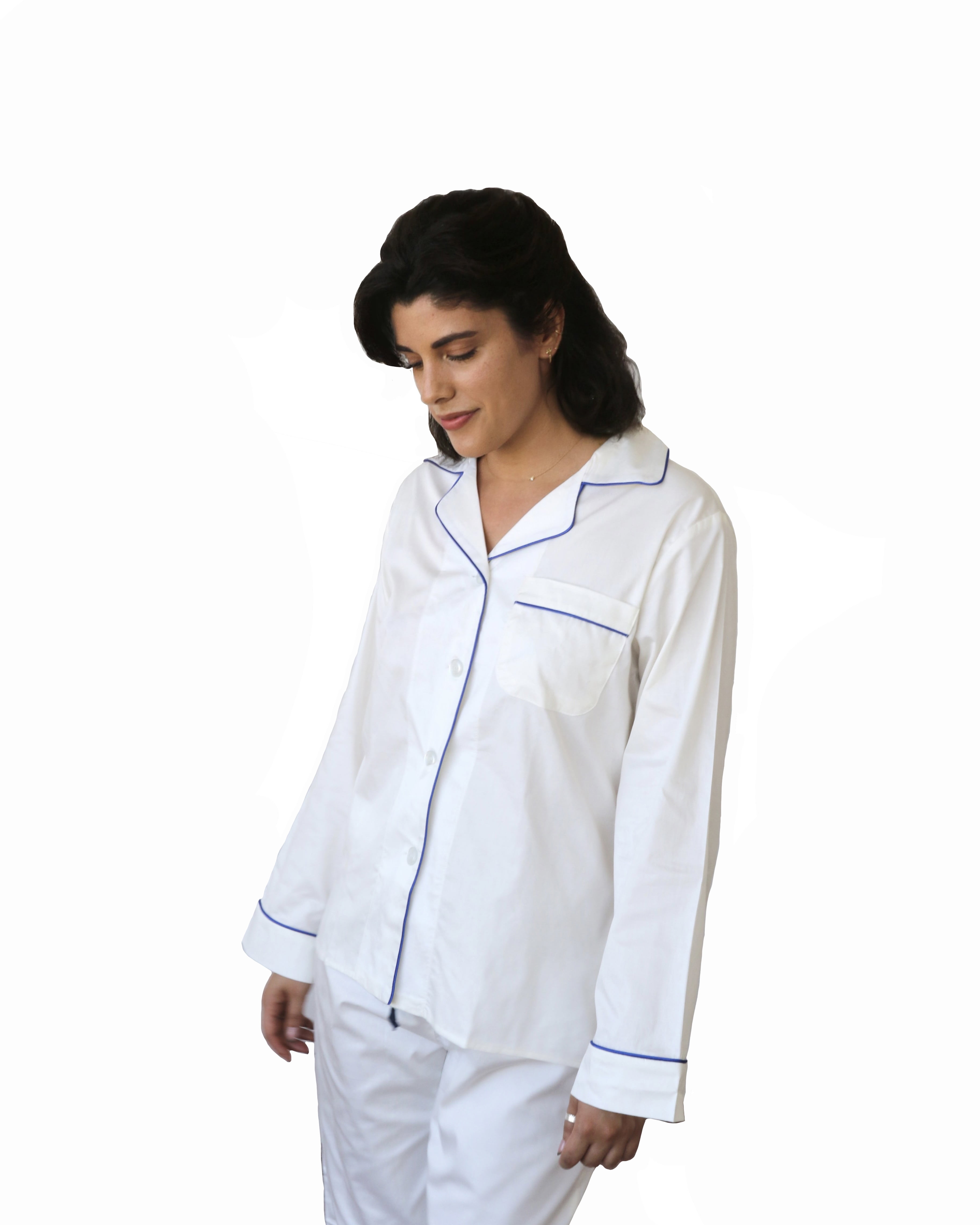 PJ Confidential Women's Amelia Classic Long Sleeve Cotton Pajama Set