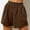 Khaki, variant on Rezuofi 1 Pcs Women Casual Summer Workout Shorts Drawstring Athletic Sweat Shorts High Waist Running Yoga Y2K Shorts with Pockets