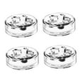thumbnail image 4 of unbranded 8 Pcs Protecteurs de Bouton de Porte en PVC Transparent Protection Murale pour Bureau, 4 of 8