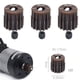 thumbnail image 5 of de engranajes de piñón de material acero metálico, orificio de eje de 3,175 mm, 15T/17T/19T/21T/22T/25T, kit de engranajes de motor para coche RC (paquet, 5 of 8
