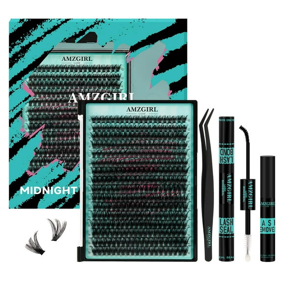 Kit de extensión de pestañas AMZGIRL, 320 unidades, pestañas individuales 70D