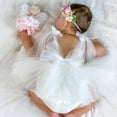 thumbnail image 2 of Toddler Baby Girls Tutu Dress Summer Sleeveless Casual Princess Birthday Party Dresses Tulle Bowknot Sundress 3 Months-3T, 2 of 9