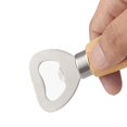 thumbnail image 5 of Bottle Opener with Wooden Handle, Bottle Openers, Wooden Handle Stainless Bottle Openers, Cider, Soft Drinks -Wood Handle Handheld, 5 of 6