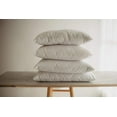 thumbnail image 7 of Down Alternative Hypoallergenic Pillow Insert Cotton Cover | 18x18 | 20x20 | 22x22 | Throw Pillow, 7 of 7