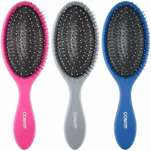ZJQYDS Detangling Hair Brush | Assorted Colors | 3pk, Pack of 8