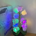thumbnail image 3 of Shimmernest Lilyglow Flowers, Lily of The Valley Lamp, Crochet Artificial Flower, 3 of 5