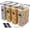 4 Pack, variant on Cereal Containers Storage 2 Pack 135 fl. oz Cereal Dispenser Countertop, Airtight Food Storage Containers for Pantry Organization and Storage, Bpa-free Cereal Storage Container with Marker & Labels