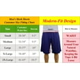 thumbnail image 2 of Men's Premium Active Moisture Wicking Workout Training Basketball Mesh Shorts, 2 of 2