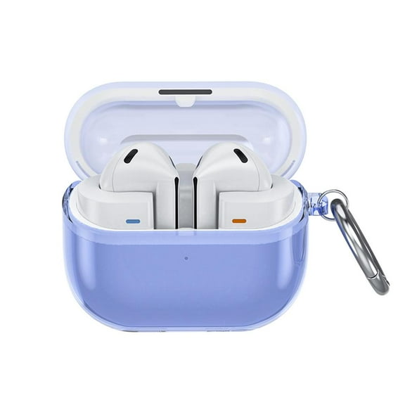 For Galaxy Buds 3/3 Pro Clear Full Protection Shockproof Cover Carabiner