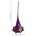 thumbnail image 3 of Xfvqtps Halloween Witch Hat Leaf Decor Halloween Spire Hats for Party Accessory Purple, 3 of 7