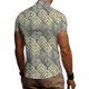 thumbnail image 5 of Men's Summer New Loose Print Short Sleeve Shirt Cardigan Beach Shirt L, 5 of 5