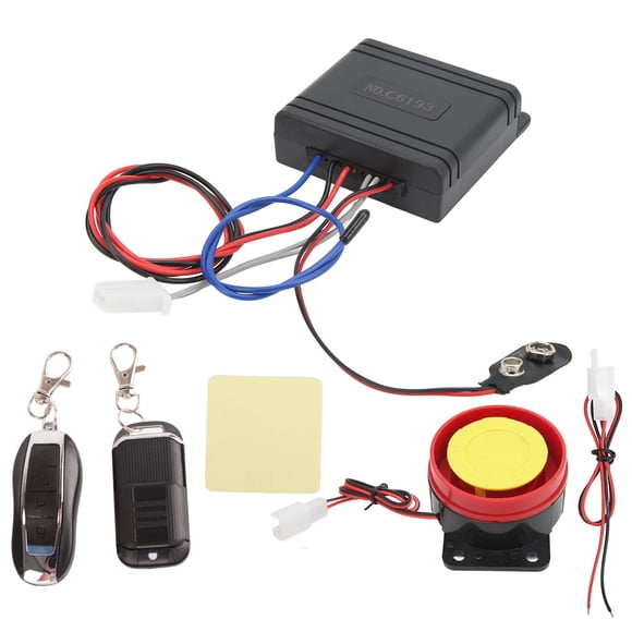 Sistema de alarma para motocicleta, seguridad antirrobo, alarma de vibración inalámbrica, Universal para Scooter y bicicleta Jadeshay A