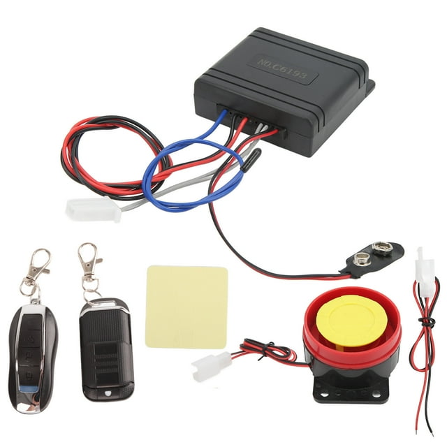 Sistema de alarma antirrobo para motocicleta, inalámbrico, con vibración, universal, para scooter y bicicleta.