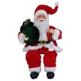 thumbnail image 1 of Doll Vnitage Gnome Moving Show año Juguetes Decoraciones Adorno de árbol de Navidad para árbol de Navidad en hogar rojo Hugo Santa Claus muñeca, 1 of 10