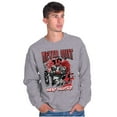 thumbnail image 3 of Street Fighter Balrog Never Quit Men's Crewneck Sweatshirt Brisco Brands L, 3 of 6