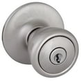 thumbnail image 6 of Design House Tulip Keyed Interior Entry Door Knob, Satin Chrome, 6 of 19