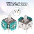 thumbnail image 3 of PENGXIANG 2 Pcs Module de Capteur Analogique 3D Bâton pour Manette NGC Gamecube, 3 of 6