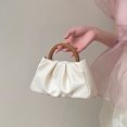 thumbnail image 3 of Bolsa Bolso de mano de nube coreana, bolso plisado, bolso pequeño de PU para mujer, bolsos cruzados JShteea Para Estrenar, 3 of 8