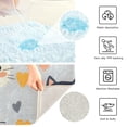 thumbnail image 3 of Yayeee Bath Rugs for Bathroom Floor Set of 2 Non Slip Fluffy Soft Absorbent Mat, Cute Cartoon Cat, 3 of 7