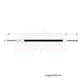 thumbnail image 2 of Cable Chicote Acelerador Compatible Con Dina Camion Qsp Fase Iv Navistar CAHSA Cable Chicote Acelerador, 2 of 6