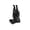 1PC Hippo Bookend Style-A Black A2, variant on 2026 NEW Hippo Bookends, Heavy Resin Acrobatic Hippo Bookends Ends Book Ornament Creative Hippo Notebook Holder Farmhouse Cool Modern Small for Various Types of Books