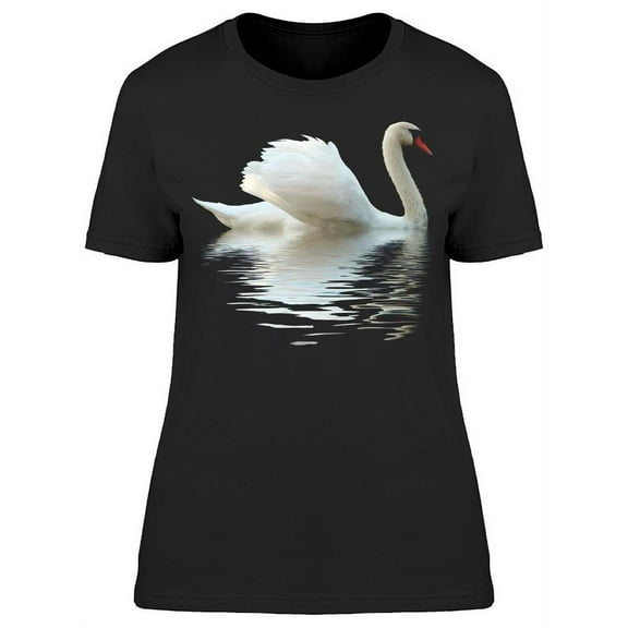Adorable Swan On The Floor T-Shirt Women -Image by Shutterstock, Female Medium