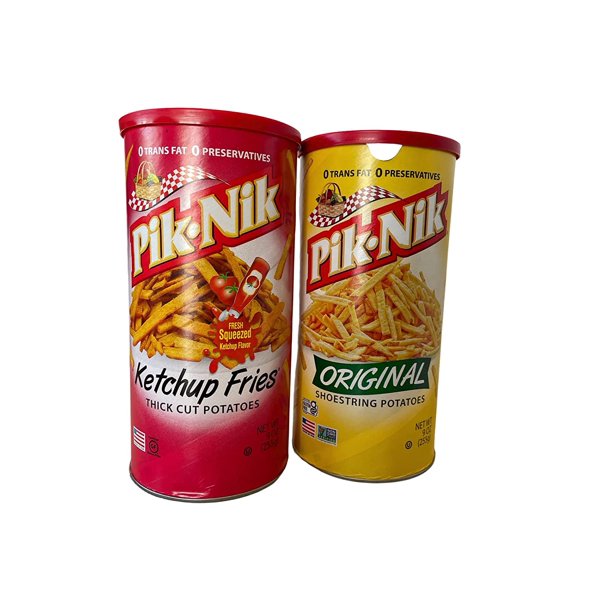 PikNik Gluten Free Ketchup Fries And Original Shoestring Potatoes