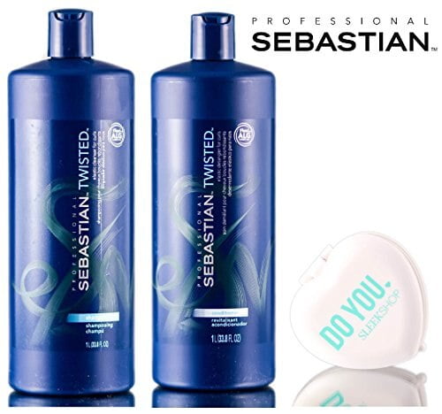 Sebastian TWISTED Shampoo & Conditioner Curls DUO Set 33 oz. w/ Sleek MIRROR - oz / 1000 Large Liter DUO Kit - Walmart.com