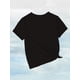 thumbnail image 2 of Back-to-School Series: Girls' Fashionable Casual Comfort Round-Neck Short Sleeve T-Shirt for autumn/Winter outdoor Daily Wear, 2 of 7