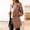 Brown, variant on (clearance)IDALL Suits Blazers for Women's Long-sleeved Casual Suit Collar Printed Pocket Jacket Blazers for Women Business Casual Womens Blazer Black L