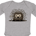 thumbnail image 4 of Inktastic Porcupine Boys or Girls Long Sleeve Baby Bodysuit, 4 of 5