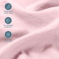 thumbnail image 3 of Bare Home Washed Sheet Set - Premium 1800 Collection - Deep Pocket - 3 Piece - Twin XL, Dusty Pink, 3 of 8