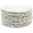 thumbnail image 5 of 13" Charger Plates Set of 24, Round Plastic Reef Plate Chargers, Plastic Ruffled Rim Decorative Plates, Lightweight Plates for Table Setting, Wedding Dinner Party Decoration (White), 5 of 18
